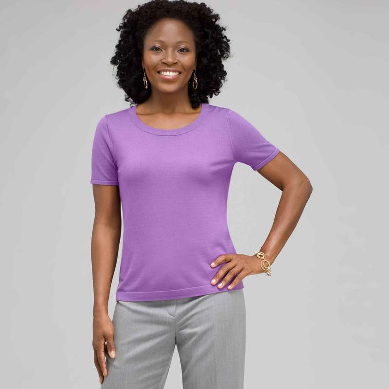 Scoop Neck Shell, , large image number 0